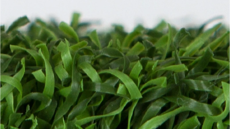 Césped artificial verde