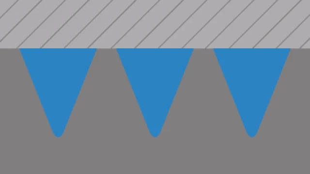 Espinas o clavos de anclaje