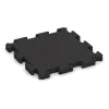Losa de paddock von WARCO im Farbdesign Antracita mit den Abmessungen 500 x 500 x 40 mm. Produktfoto von Artikel 3653 in der Aufsicht von schräg vorne.