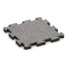 Pavimento deportivo de caucho HD von WARCO im Farbdesign Gris jaspeado mit den Abmessungen 500 x 500 x 40 mm. Produktfoto von Artikel 4557 in der Aufsicht von schräg vorne.