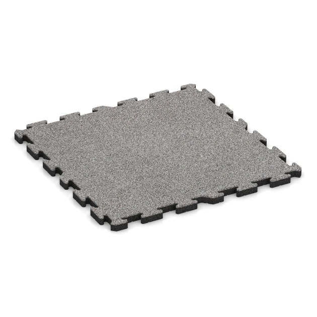 Esterilla Protectora Fitness HD von WARCO im Farbdesign Gris jaspeado mit den Abmessungen 100 x 100 x 4 cm | 1,00 m². Produktfoto von Artikel 4584 in der Aufsicht von schräg vorne.