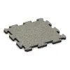 Pavimento deportivo de caucho HD von WARCO im Farbdesign Granito claro mit den Abmessungen 500 x 500 x 30 mm. Produktfoto von Artikel 4105 in der Aufsicht von schräg vorne.