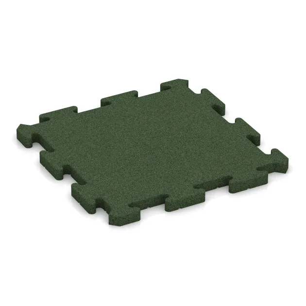 Baldosa base piscina von WARCO im Farbdesign Verde hierba mit den Abmessungen 500 x 500 x 30 mm. Produktfoto von Artikel 2817 in der Aufsicht von schräg vorne.