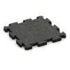 Pavimento deportivo de caucho von WARCO im Farbdesign Granito oscuro mit den Abmessungen 500 x 500 x 50 mm. Produktfoto von Artikel 4145 in der Aufsicht von schräg vorne.