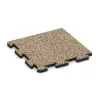 Loseta de esquina HD von WARCO im Farbdesign Travertino mit den Abmessungen 485 x 485 x 30 mm. Produktfoto von Artikel 5054 in der Aufsicht von schräg vorne.