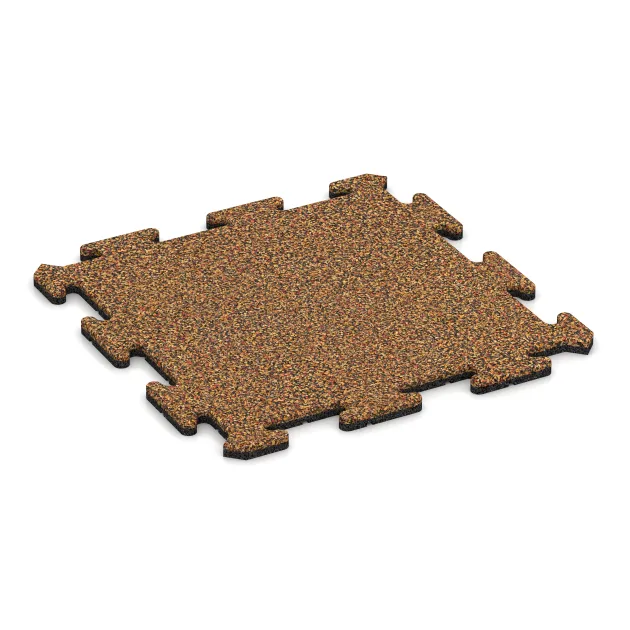 Baldosa borde piscina von WARCO im Farbdesign Terracota mit den Abmessungen 500 x 500 x 18 mm. Produktfoto von Artikel 0128 in der Aufsicht von schräg vorne.