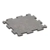 Pavimento deportivo para perros HD von WARCO im Farbdesign Gris jaspeado mit den Abmessungen 500 x 500 x 18 mm. Produktfoto von Artikel 4593 in der Aufsicht von schräg vorne.
