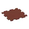 Pavimento deportivo para perros HD von WARCO im Farbdesign Rojo ladrillo mit den Abmessungen 500 x 500 x 18 mm. Produktfoto von Artikel 3920 in der Aufsicht von schräg vorne.