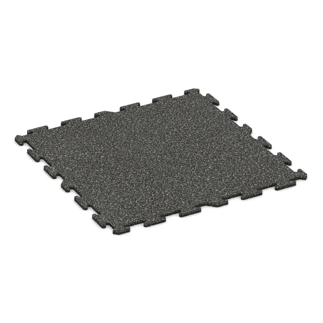 Baldosa borde piscina von WARCO im Farbdesign Granito oscuro mit den Abmessungen 1000 x 1000 x 18 mm. Produktfoto von Artikel 0300 in der Aufsicht von schräg vorne.
