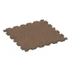 Esterilla de fitness 18 mm von WARCO im Farbdesign Café con leche mit den Abmessungen 1000 x 1000 x 18 mm. Produktfoto von Artikel 0319 in der Aufsicht von schräg vorne.