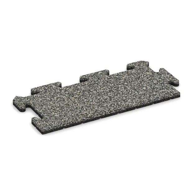 Loseta de borde HD von WARCO im Farbdesign Granito clásico mit den Abmessungen 500 x 235 x 18 mm. Produktfoto von Artikel 4725 in der Aufsicht von schräg vorne.
