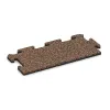 Loseta de borde HD von WARCO im Farbdesign Café con leche mit den Abmessungen 500 x 235 x 18 mm. Produktfoto von Artikel 4728 in der Aufsicht von schräg vorne.