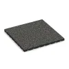 Loseta de caucho para parques infantiles 3 cm - EN 1177 ≤ 100 cm von WARCO im Farbdesign Granito oscuro mit den Abmessungen 500 x 500 x 30 mm. Produktfoto von Artikel 5490 in der Aufsicht von schräg vorne.