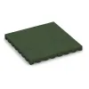 Losetas de caucho para parques infantiles 4,5 cm - EN 1177 ≤ 140 cm von WARCO im Farbdesign Verde hierba mit den Abmessungen 500 x 500 x 45 mm. Produktfoto von Artikel 5526 in der Aufsicht von schräg vorne.