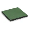 Loseta de caucho para parques infantiles 5 cm - EN 1177 ≤ 145 cm von WARCO im Farbdesign Verde pálido mit den Abmessungen 500 x 500 x 50 mm. Produktfoto von Artikel 5570 in der Aufsicht von schräg vorne.