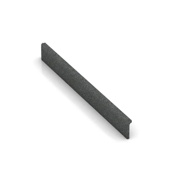 Rodapié von WARCO im Farbdesign Gris pizarra mit den Abmessungen 750 x 80 x 20 mm. Produktfoto von Artikel 2266 in der Aufsicht von schräg vorne.