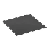 Suelo de Fitness Compacto von WARCO im Farbdesign Antracita mit den Abmessungen 100 × 100 × 0,8 cm. Produktfoto von Artikel 6449 in der Aufsicht von schräg vorne.