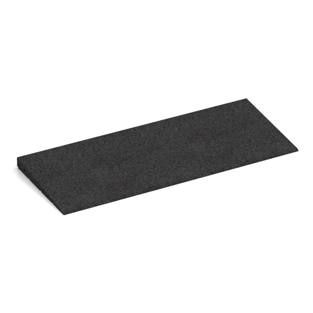 Rampa de umbral 75 cm von WARCO im Farbdesign Antracita mit den Abmessungen 75 x 30 cm | 8 < 35 mm. Produktfoto von Artikel 2388 in der Aufsicht von schräg vorne.