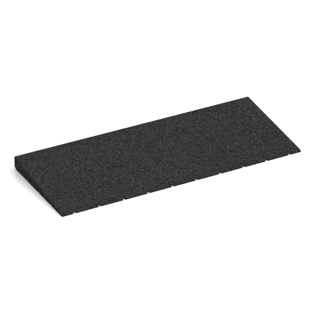 Rampa de umbral 75 cm von WARCO im Farbdesign Antracita mit den Abmessungen 75 x 30 cm | 8 < 40 mm. Produktfoto von Artikel 2428 in der Aufsicht von schräg vorne.