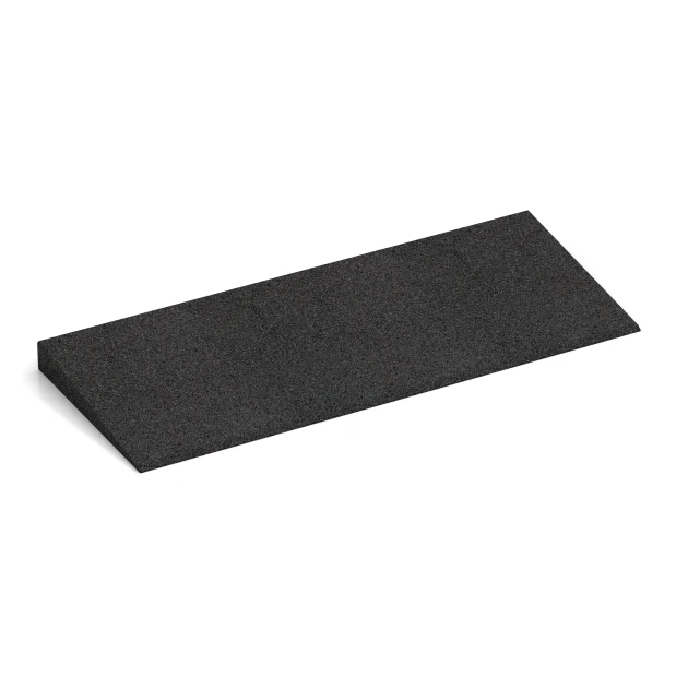 Rampa de umbral 75 cm von WARCO im Farbdesign Antracita mit den Abmessungen 75 x 30 cm | 8 < 45 mm. Produktfoto von Artikel 2468 in der Aufsicht von schräg vorne.
