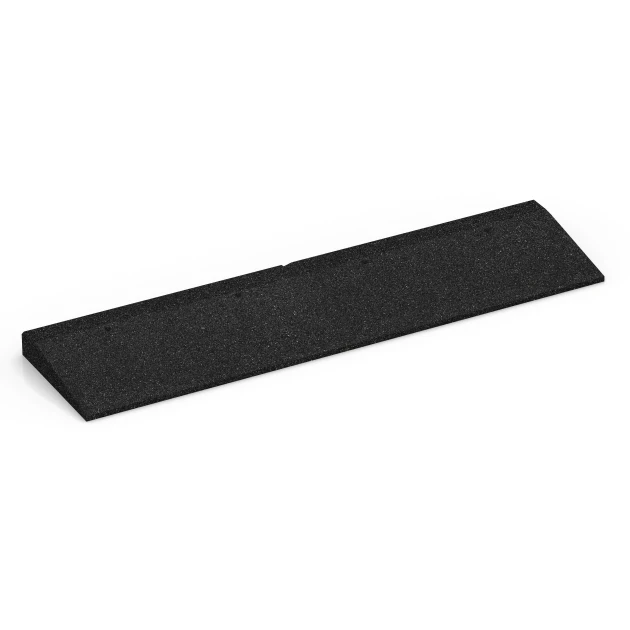 Rampa para umbrales von WARCO im Farbdesign Antracita mit den Abmessungen 100 × 25 cm | 1 < 5 cm. Produktfoto von Artikel 6598 in der Aufsicht von schräg vorne.