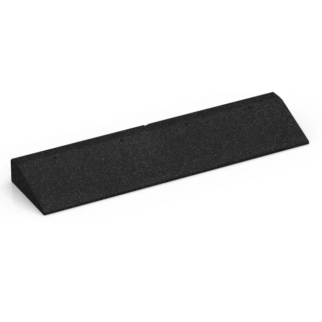 Rampa para umbrales von WARCO im Farbdesign Antracita mit den Abmessungen 100 × 25 cm | 1 < 9 cm. Produktfoto von Artikel 6602 in der Aufsicht von schräg vorne.