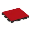 Suelo de Fitness Césped Artificial von WARCO im Farbdesign Césped artificial rojo mit den Abmessungen 500 x 500 x 30 mm. Produktfoto von Artikel 1240 in der Aufsicht von schräg vorne.