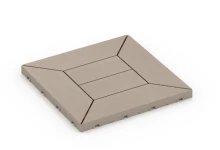 Patrón de casetones – Baldosa encajable