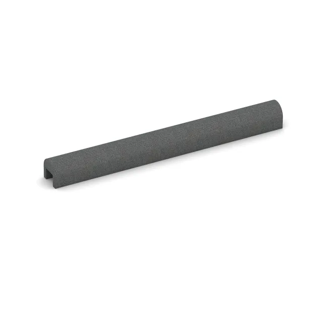Kerbstone cover von WARCO im Farbdesign Gris pizarra mit den Abmessungen 1000 x 100 x 100 x 50 mm. Produktfoto von Artikel 2583 in der Aufsicht von schräg vorne.