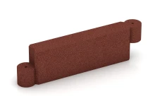 Bloque modular de caucho