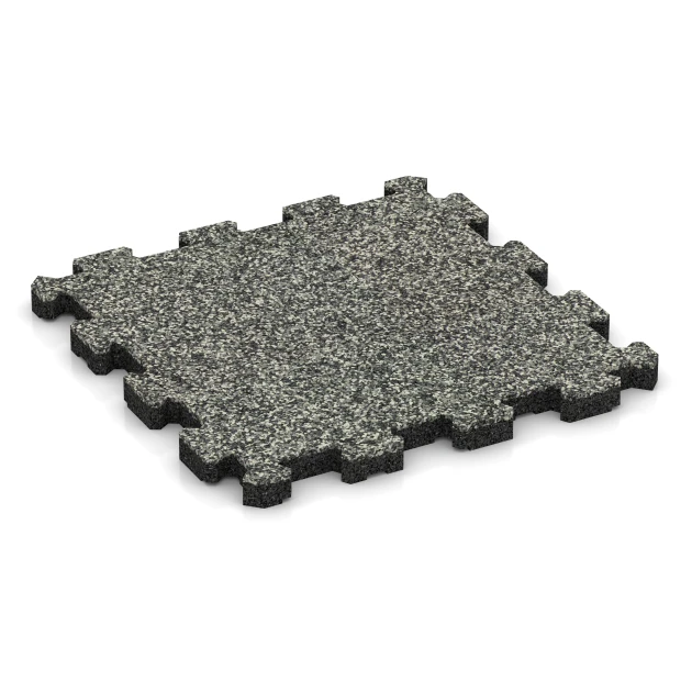 Esterilla Fitness Premium 2 cm von WARCO im Farbdesign Granito gris mit den Abmessungen 30,6 x 30,6 x 2 cm | 0,094 m². Produktfoto von Artikel 3721 in der Aufsicht von schräg vorne.