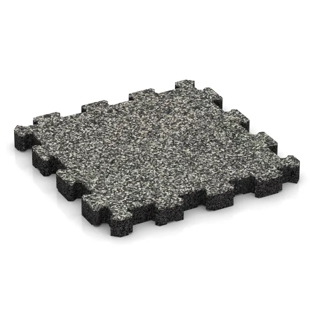 Baldosa borde piscina sin juntas von WARCO im Farbdesign Granito clásico mit den Abmessungen 306 x 306 x 30 mm. Produktfoto von Artikel 6105 in der Aufsicht von schräg vorne.