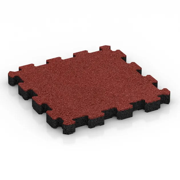 Baldosa borde piscina sin juntas von WARCO im Farbdesign Rojo coral mit den Abmessungen 306 x 306 x 30 mm. Produktfoto von Artikel 5236 in der Aufsicht von schräg vorne.