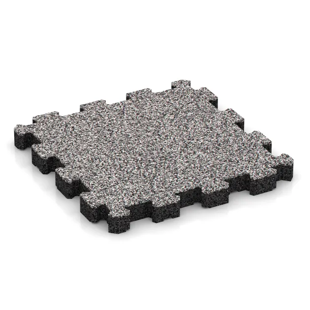 Baldosa borde piscina sin juntas von WARCO im Farbdesign Gris jaspeado mit den Abmessungen 306 x 306 x 30 mm. Produktfoto von Artikel 5227 in der Aufsicht von schräg vorne.