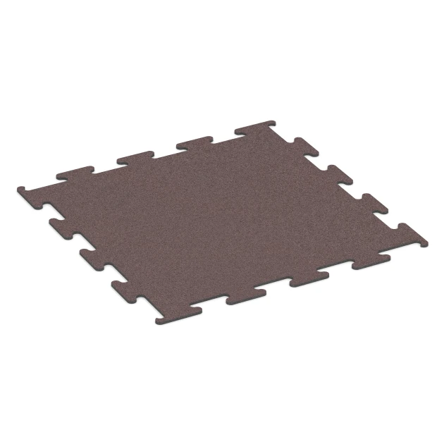 Fitness Performance Elite pavimento deportivo von WARCO im Farbdesign Rojo mineral mit den Abmessungen 100 x 100 x 1 cm | 1,00 m². Produktfoto von Artikel 6145 in der Aufsicht von schräg vorne.