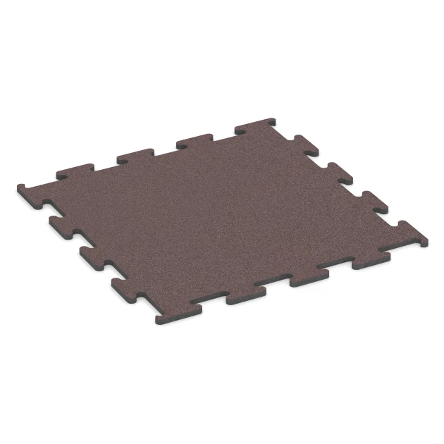 Fitness Performance Elite Pavimento Deportivo von WARCO im Farbdesign Rojo mineral mit den Abmessungen 100 x 100 x 2 cm | 1,00 m². Produktfoto von Artikel 6149 in der Aufsicht von schräg vorne.