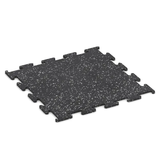 Pavimento Fitness Performance Elite von WARCO im Farbdesign Gris ligeramente moteado mit den Abmessungen . Produktfoto von Artikel 3779 in der Aufsicht von schräg vorne.