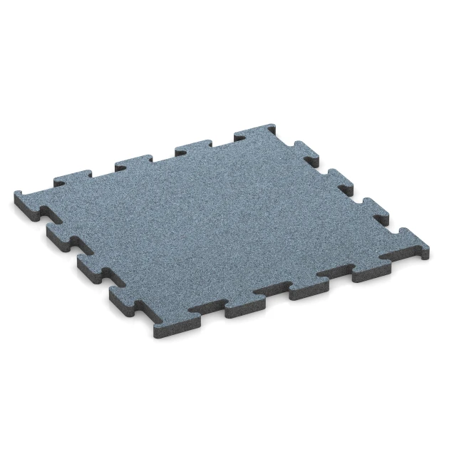 Fitness Performance Elite pavimento deportivo von WARCO im Farbdesign Plata envejecida mit den Abmessungen 50 x 50 x 2 cm | 0,25 m². Produktfoto von Artikel 6168 in der Aufsicht von schräg vorne.