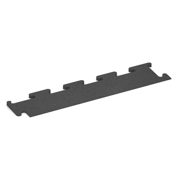 Rampa de borde Fitness Performance Elite von WARCO im Farbdesign Antracita mit den Abmessungen 100 x 20 cm | 5 < 20 mm. Produktfoto von Artikel 6594 in der Aufsicht von schräg vorne.