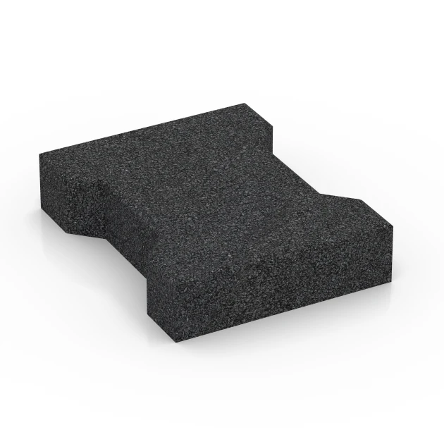 Adoquín von WARCO im Farbdesign Antracita mit den Abmessungen 20 x 16,5 x 4,5 cm | 0,0278 m². Produktfoto von Artikel 7068 in der Aufsicht von schräg vorne.