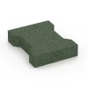 Adoquín von WARCO im Farbdesign Verde hierba mit den Abmessungen 20 x 16,5 x 4,5 cm | 0,0278 m². Produktfoto von Artikel 7070 in der Aufsicht von schräg vorne.