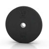 Bumper Plate Slim von WARCO im Farbdesign Antracita mit den Abmessungen 15 kg | ø 45,4 x 5,85 cm. Produktfoto von Artikel 6088 in der Aufsicht von schräg vorne.