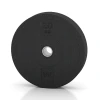 Bumper Plate Slim von WARCO im Farbdesign Antracita mit den Abmessungen 20 kg | ø 45,4 x 8,61 cm. Produktfoto von Artikel 6089 in der Aufsicht von schräg vorne.