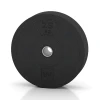 Bumper Plate Slim von WARCO im Farbdesign Antracita mit den Abmessungen 25 kg | ø 45,4 x 11,38 cm. Produktfoto von Artikel 6090 in der Aufsicht von schräg vorne.