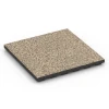 Loseta amortiguadora – 120 cm von WARCO im Farbdesign Travertino mit den Abmessungen 50 x 50 x 4 cm. Produktfoto von Artikel 6428 in der Aufsicht von schräg vorne.