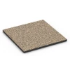 Loseta amortiguadora – 90 cm von WARCO im Farbdesign Travertino mit den Abmessungen 50 x 50 x 3 cm | 0,25 m². Produktfoto von Artikel 6419 in der Aufsicht von schräg vorne.