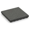 Loseta de caucho EPDM para parque infantil – 210 cm von WARCO im Farbdesign Granito gris oscuro mit den Abmessungen 50 x 50 x 7 cm | 0,25 m². Produktfoto von Artikel 6440 in der Aufsicht von schräg vorne.