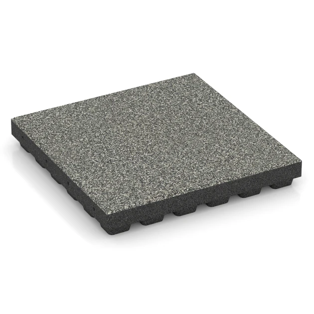 Loseta amortiguadora – 210 cm von WARCO im Farbdesign Granito gris mit den Abmessungen 50 x 50 x 7 cm | 0,25 m². Produktfoto von Artikel 6441 in der Aufsicht von schräg vorne.