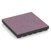 Loseta de caucho EPDM para parque infantil – 210 cm von WARCO im Farbdesign Lavanda mit den Abmessungen 50 x 50 x 7 cm | 0,25 m². Produktfoto von Artikel 6445 in der Aufsicht von schräg vorne.