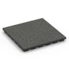 Loseta de caucho EPDM para parque infantil – 160 cm von WARCO im Farbdesign Granito gris oscuro mit den Abmessungen 50 x 50 x 4,8 cm | 0,25 m². Produktfoto von Artikel 6431 in der Aufsicht von schräg vorne.